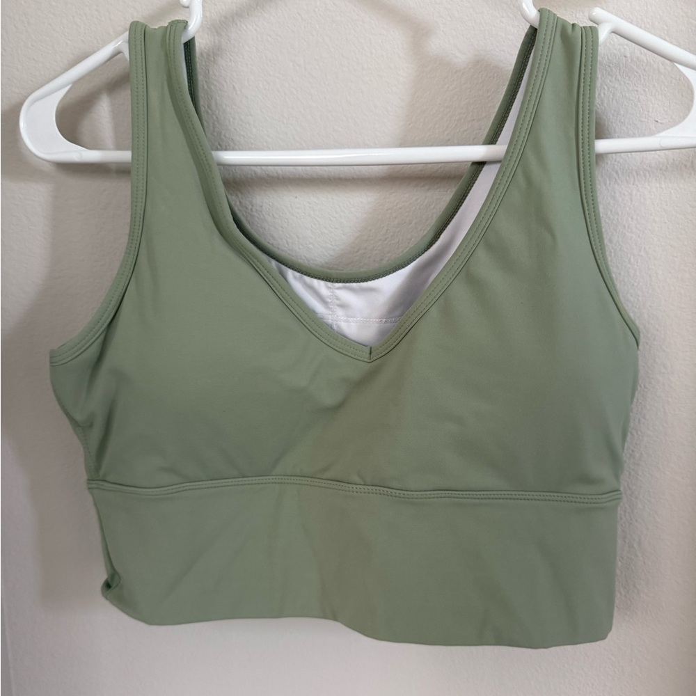 Women's Green Sports Bra
